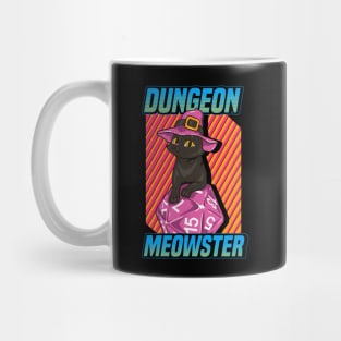 Cute & Funny Dungeon Meowster Gaming Mug